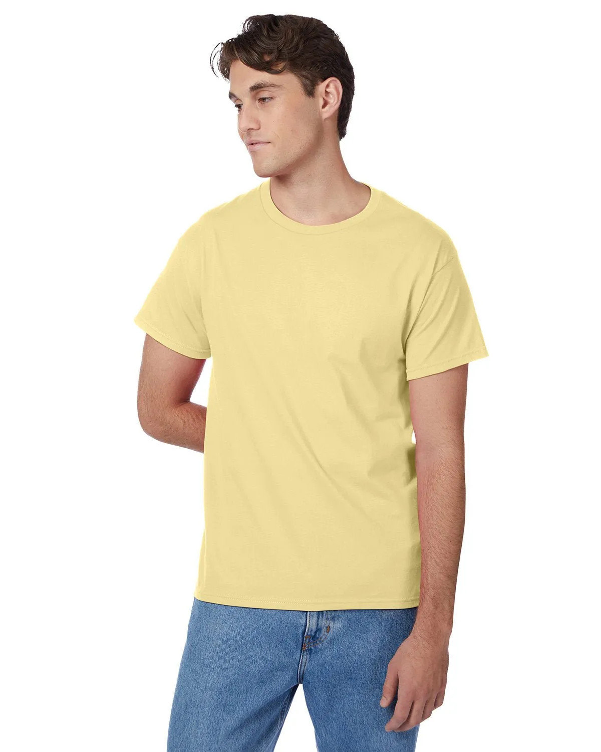 5250T-Hanes-DAFFODIL YELLOW