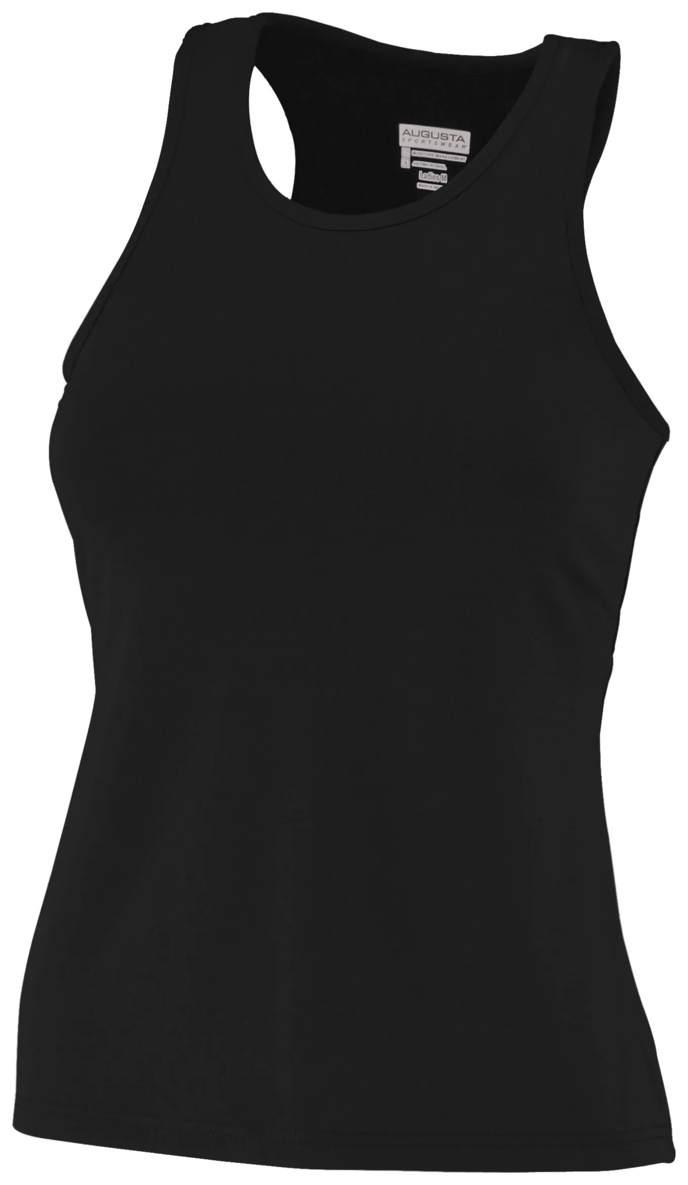 Augusta Girl's Poly/Spandex Solid Racerback Tank