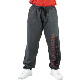 Brachial Tracksuit Trousers Gym - Dark Grey/Black