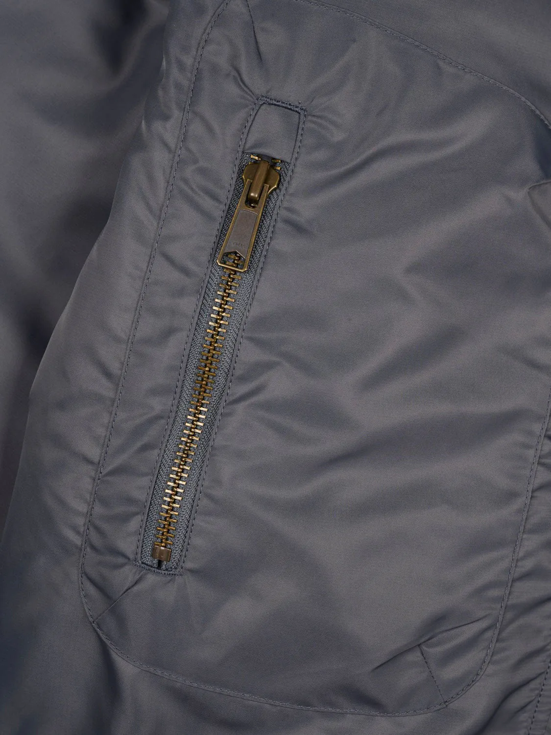 Brain Dead 3D Flight Jacket - Steel