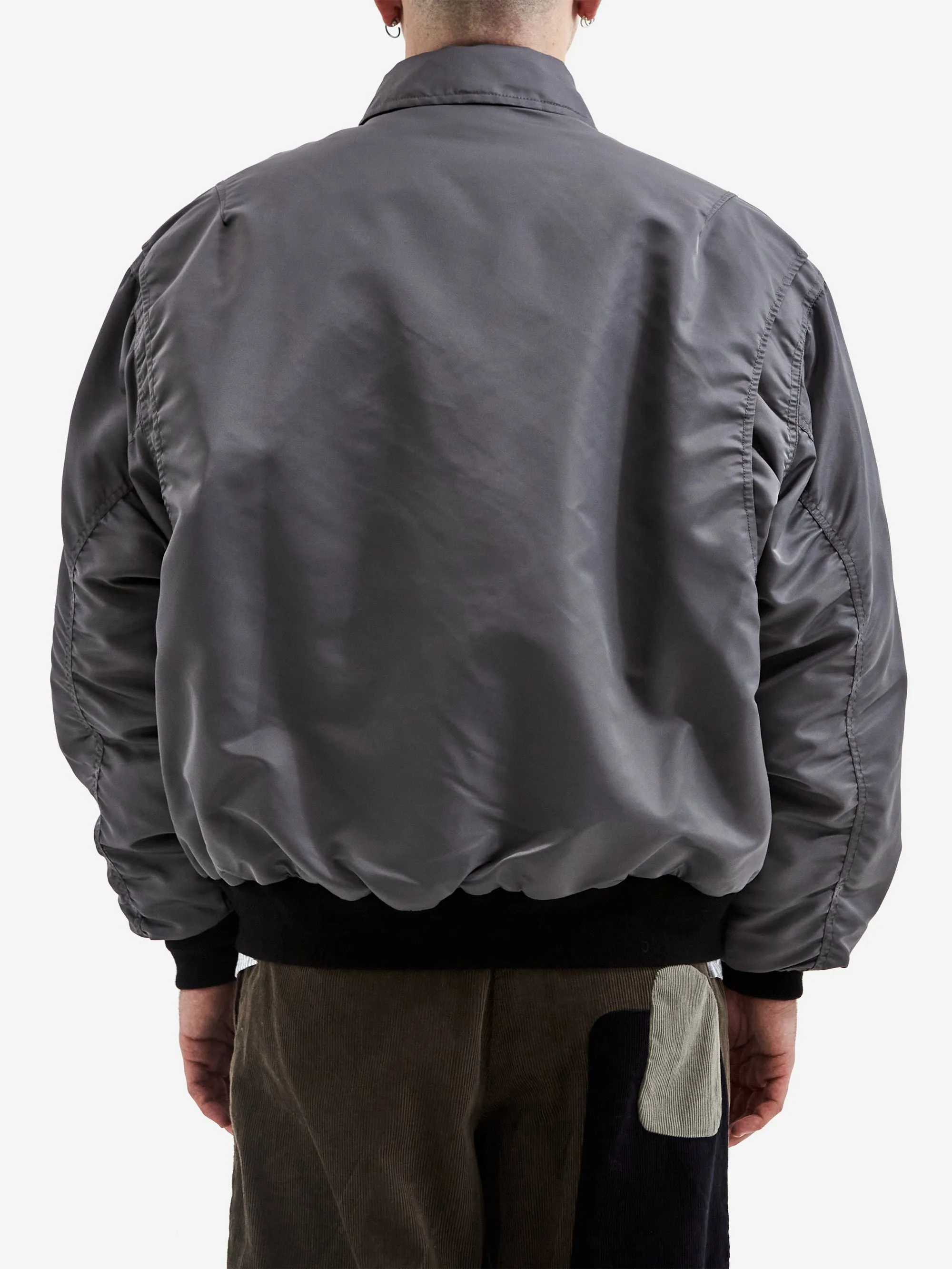 Brain Dead 3D Flight Jacket - Steel