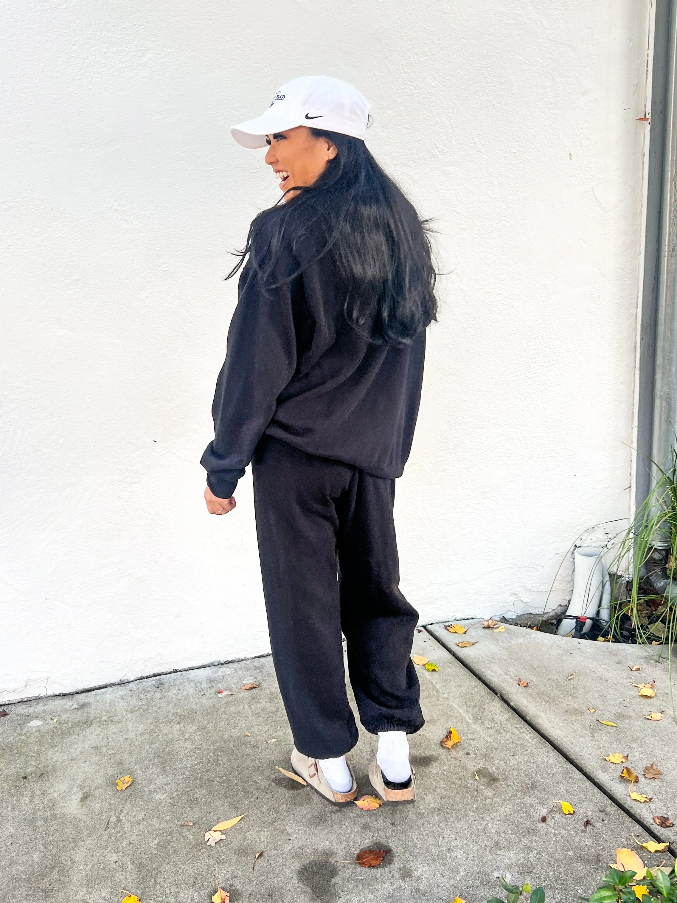 CALIFORNIA PRINT SWEATPANTS Black