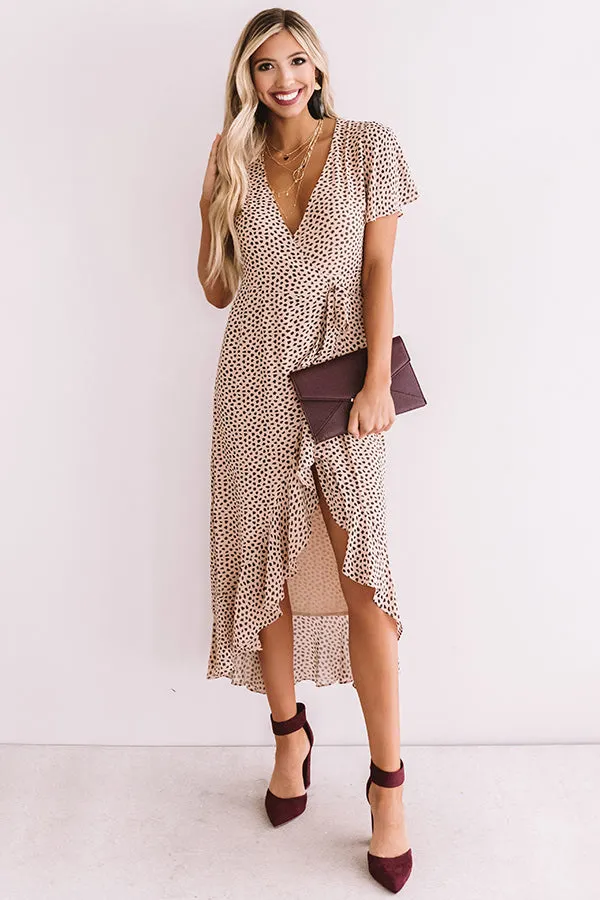 Call Of The Wild Leopard Wrap Dress