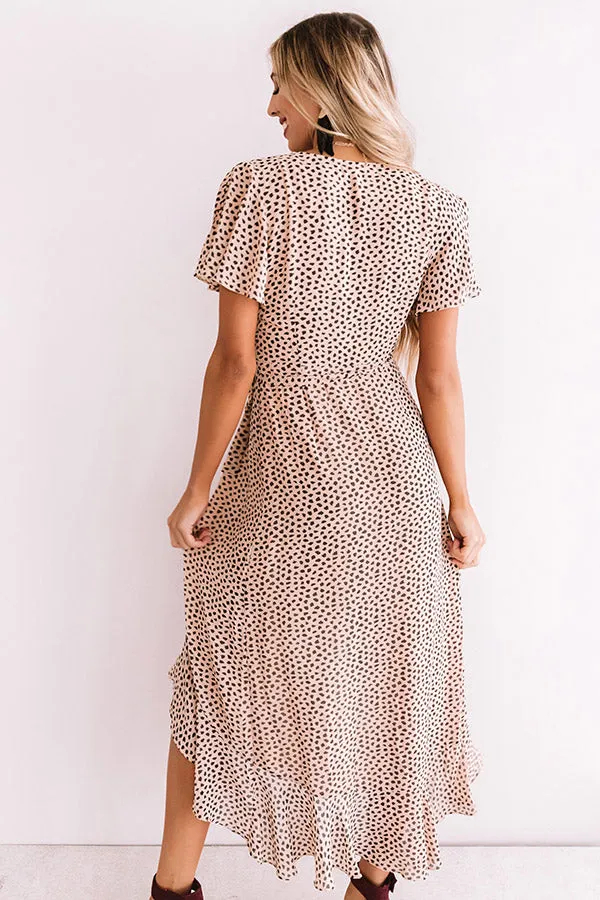 Call Of The Wild Leopard Wrap Dress