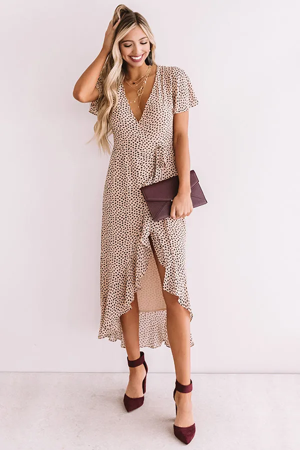 Call Of The Wild Leopard Wrap Dress