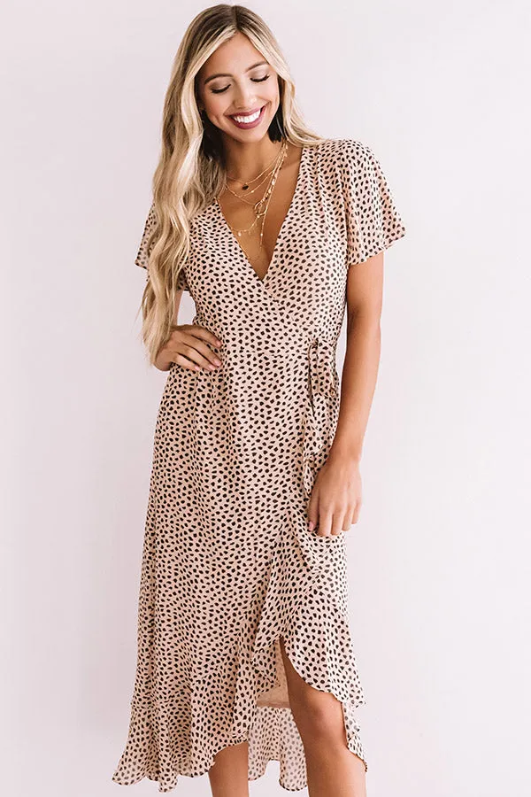 Call Of The Wild Leopard Wrap Dress