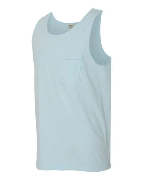 Comfort Colors Men's Garment-Dyed Heavyweight Pocket Tank Top