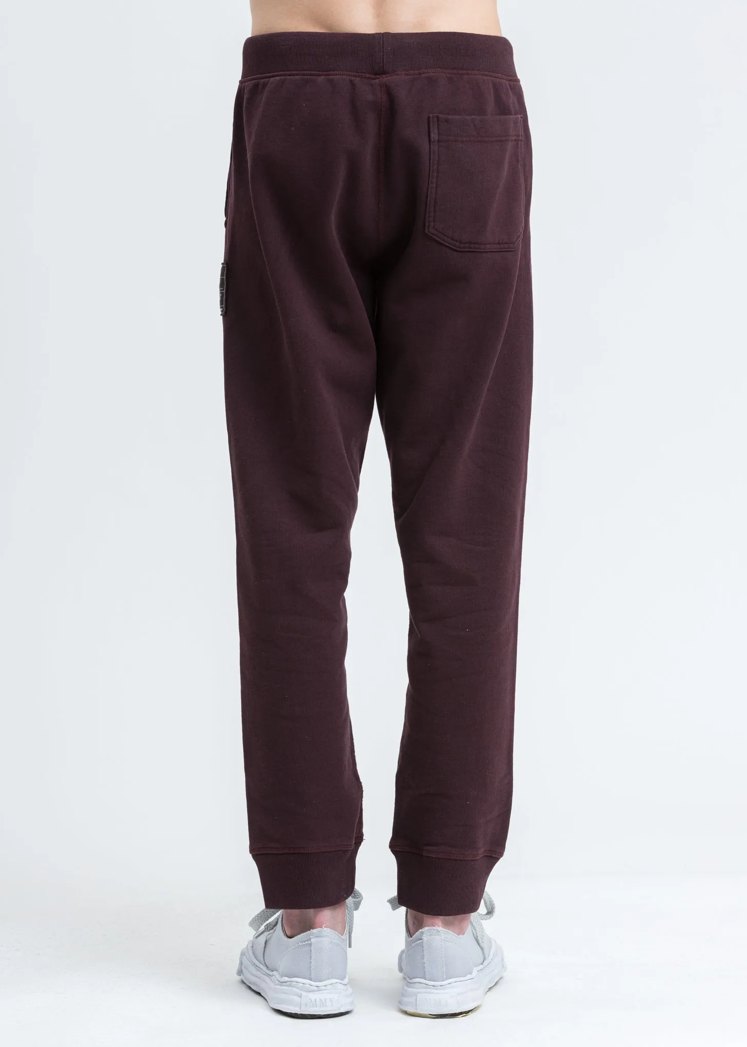 Crimson Red Patch Sweatpants