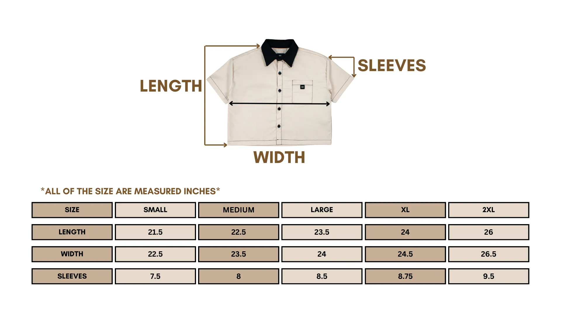 cropped polo shirt | button-down | drop shoulder | dual-tone and box fit | classic twill | crème