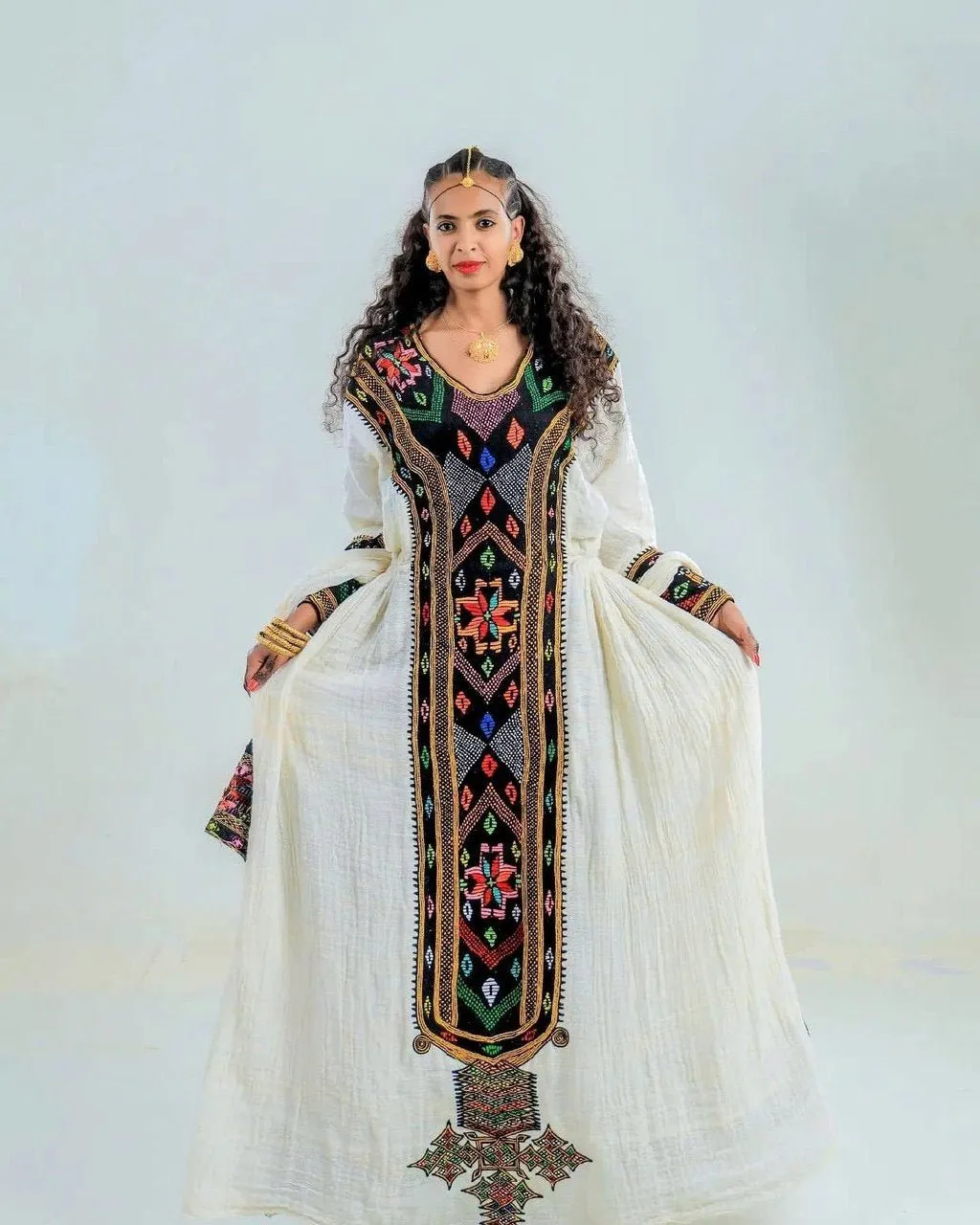Darker Design Tilet Axum Fetil Ethiopian Dress Habesha Kemis Modern Ethiopian Dress Style