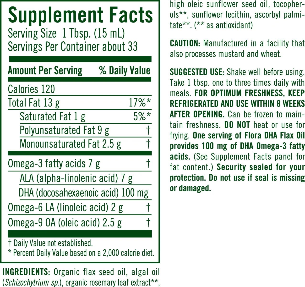 DHA Flax Oil