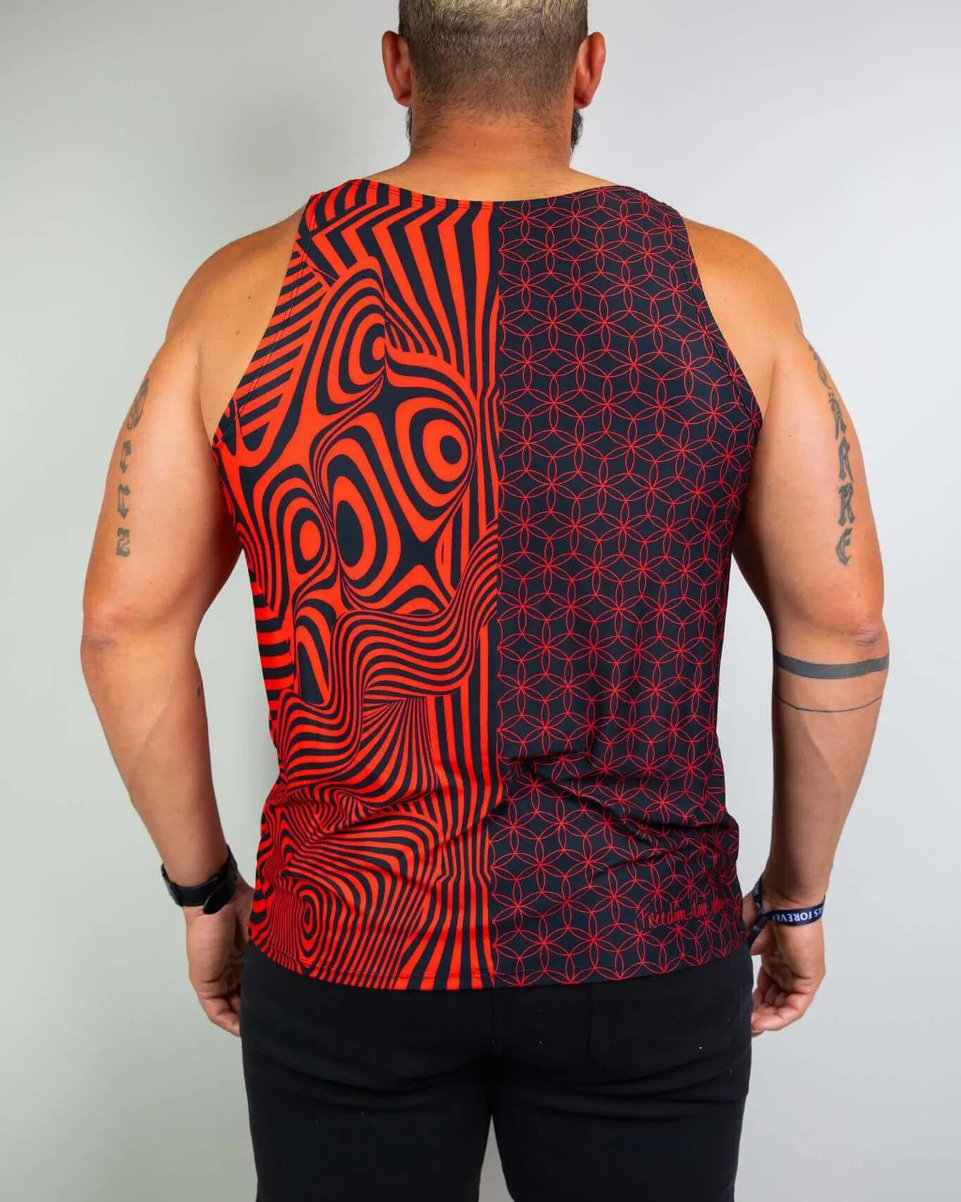 Duality Unisex Tank Top - Red