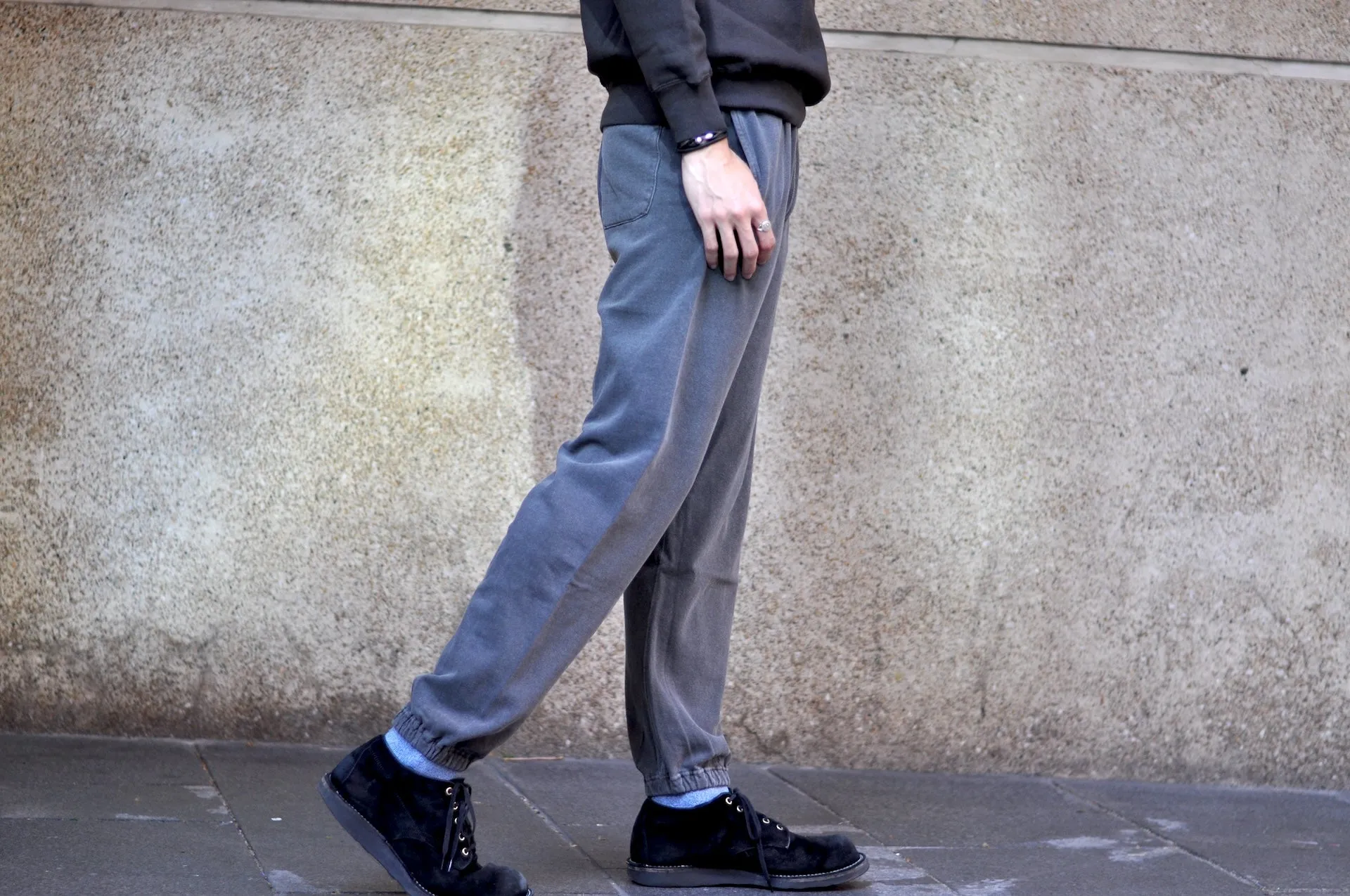 Dubble Works 9oz 'Pigment Dyed' Tubular Sweatpants (Sumikuro)