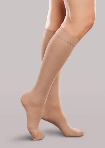 EASE Women's Opaque Knee High, 30-40 mmHg, Closed Toe