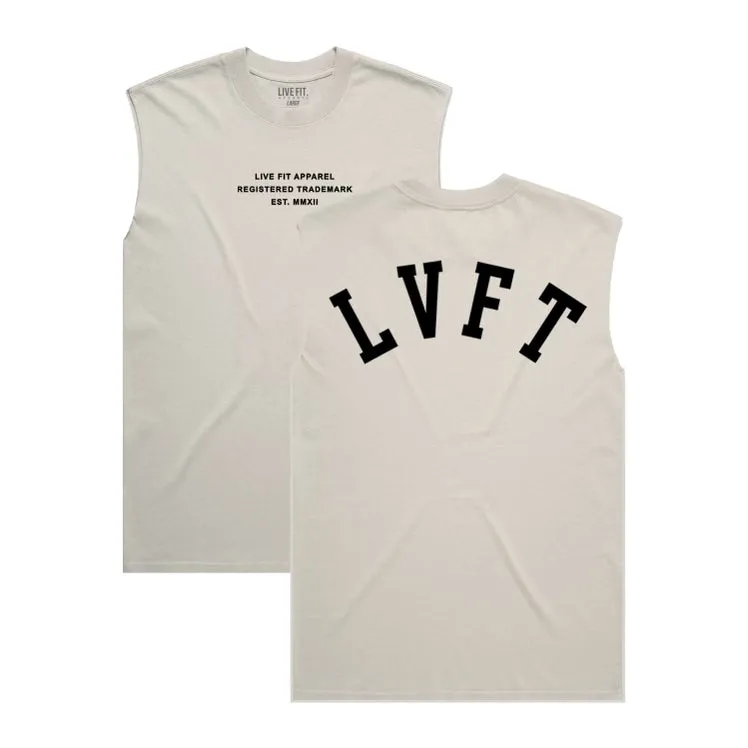 Faded Heavyweight Muscle Tank - Faded Bone