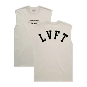 Faded Heavyweight Muscle Tank - Faded Bone