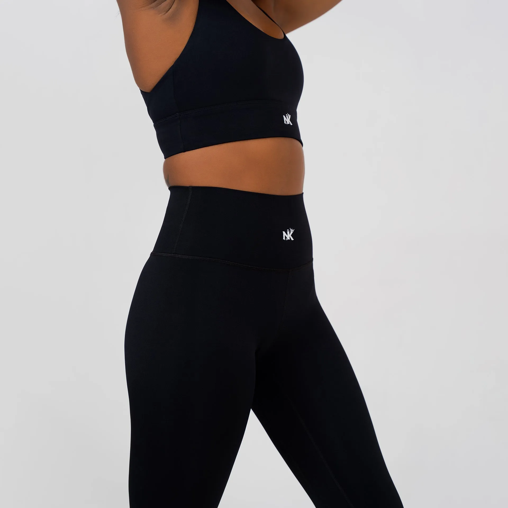 Feather  - Onyx Leggings