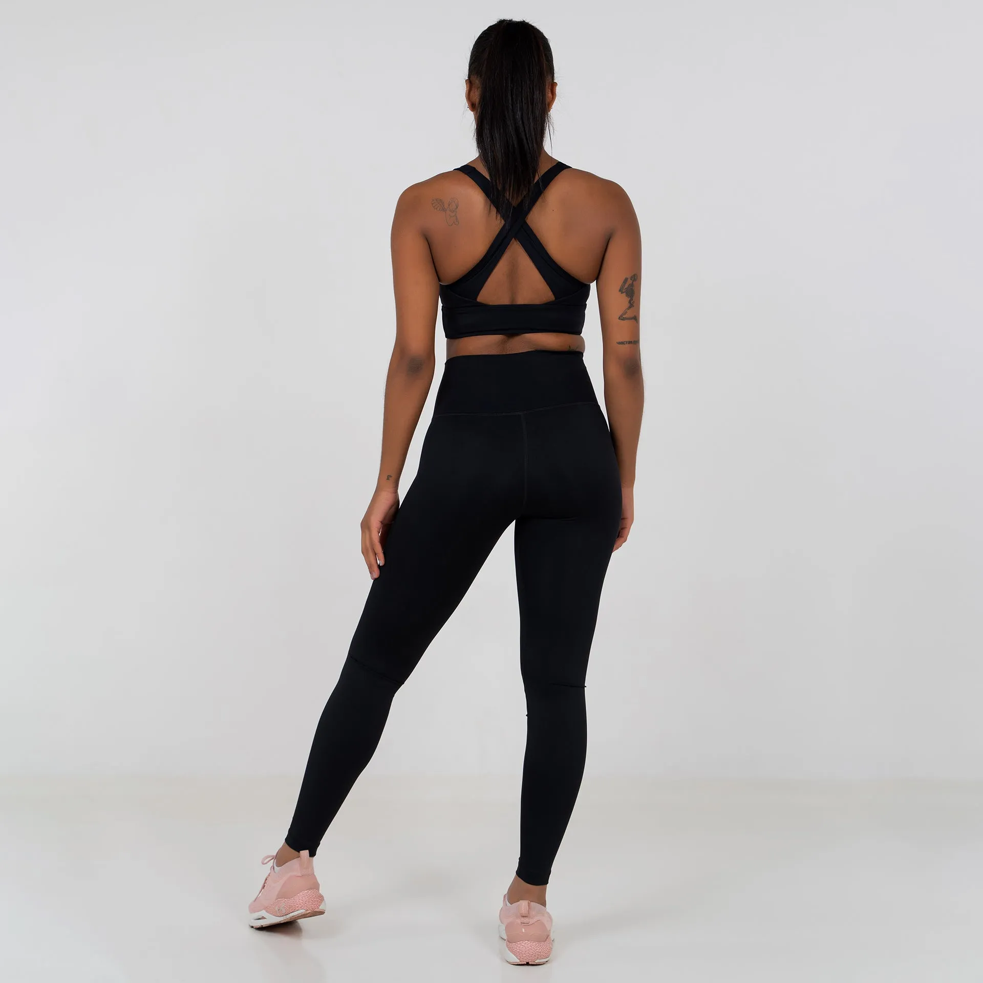 Feather  - Onyx Leggings