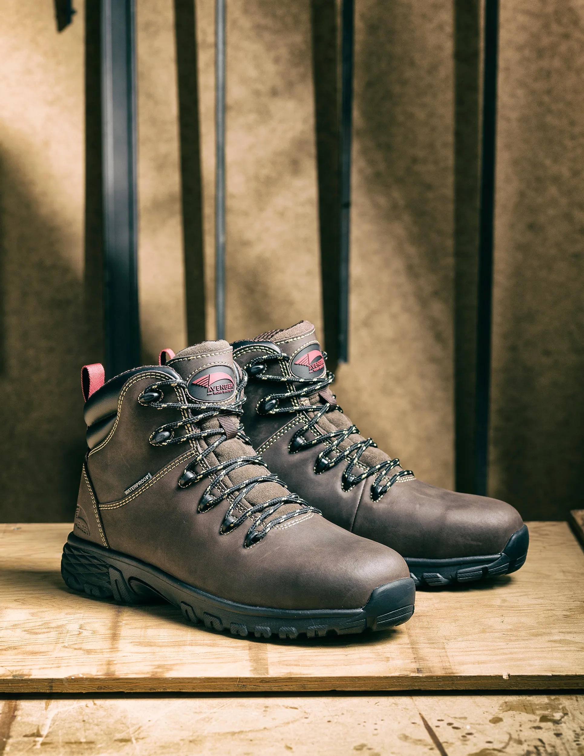 Flight Brown Alloy Toe EH WP Work Boot