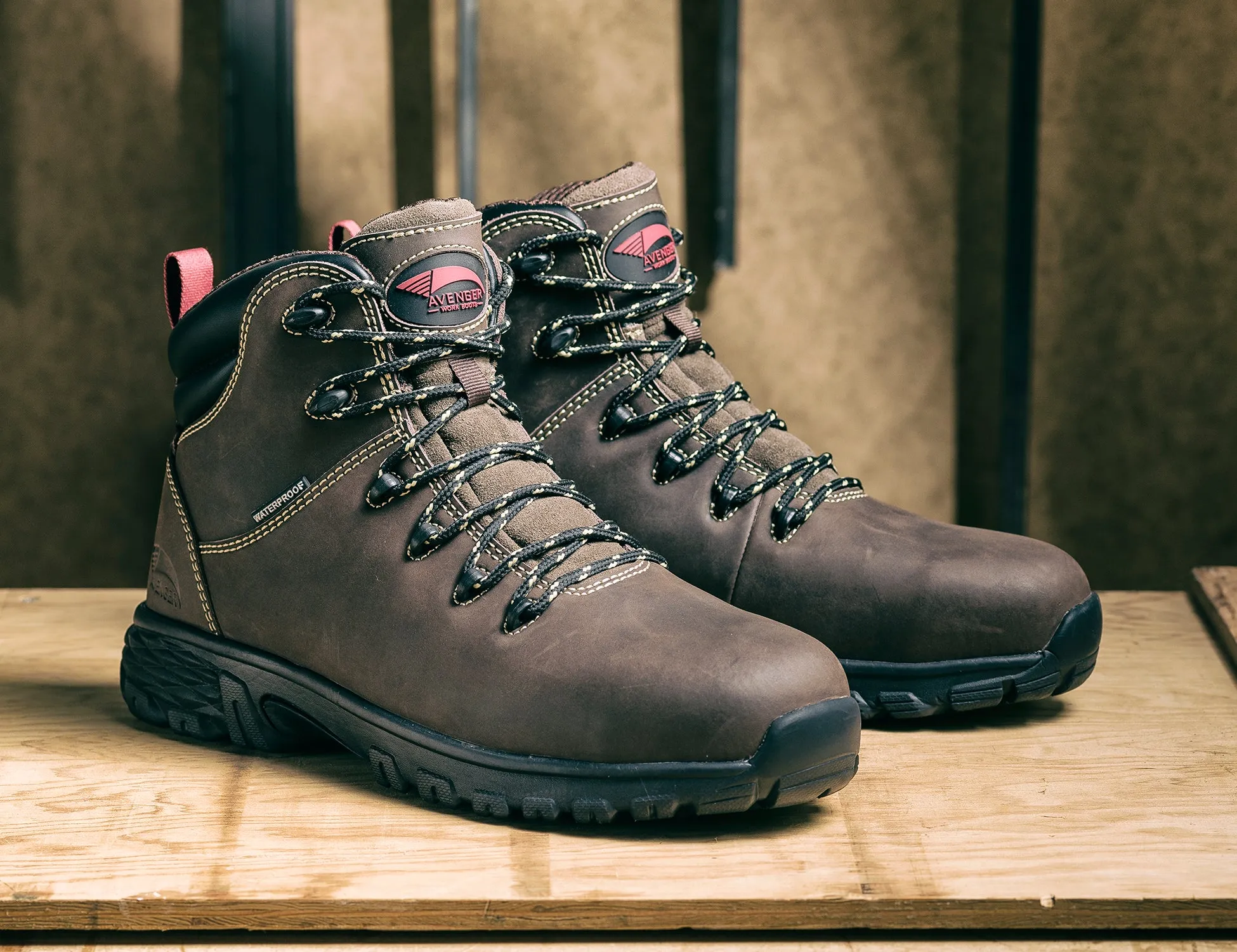 Flight Brown Alloy Toe EH WP Work Boot