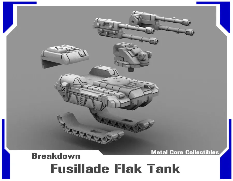 Fusillade Flak Tank- Burnout