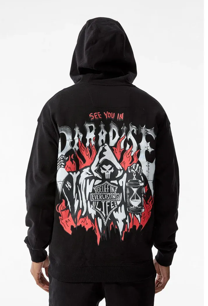 JORDAN CRAIG AFTERLIFE PULLOVER HOODIE (NOIR)
