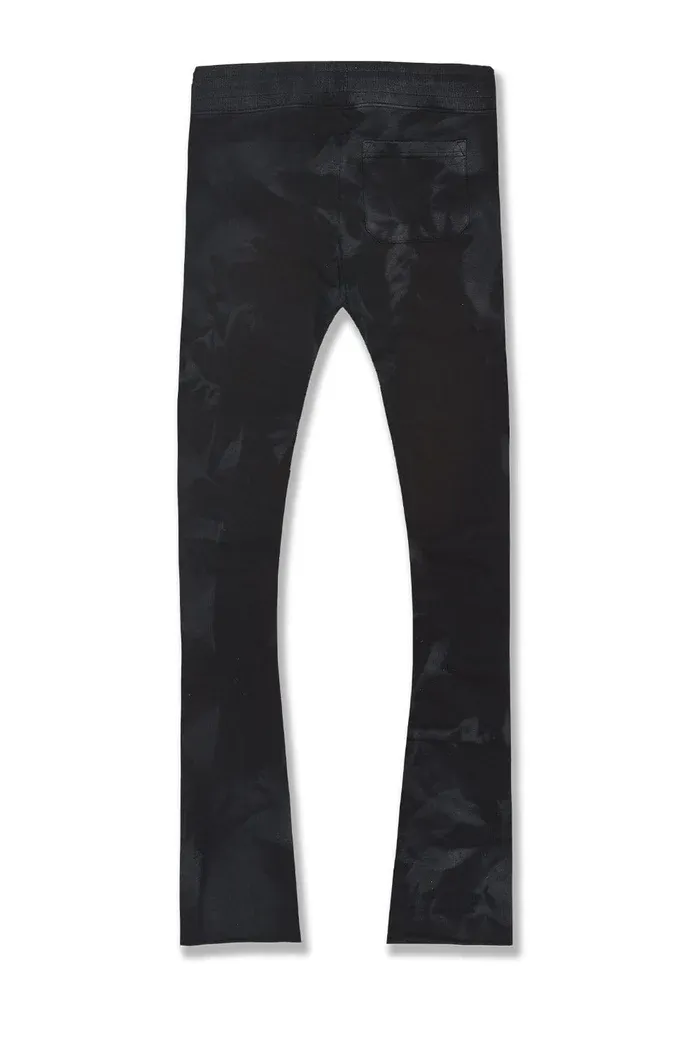 Jordan Craig Surfside Stacked Sweatpants (Black)(T-shirt sold separately)