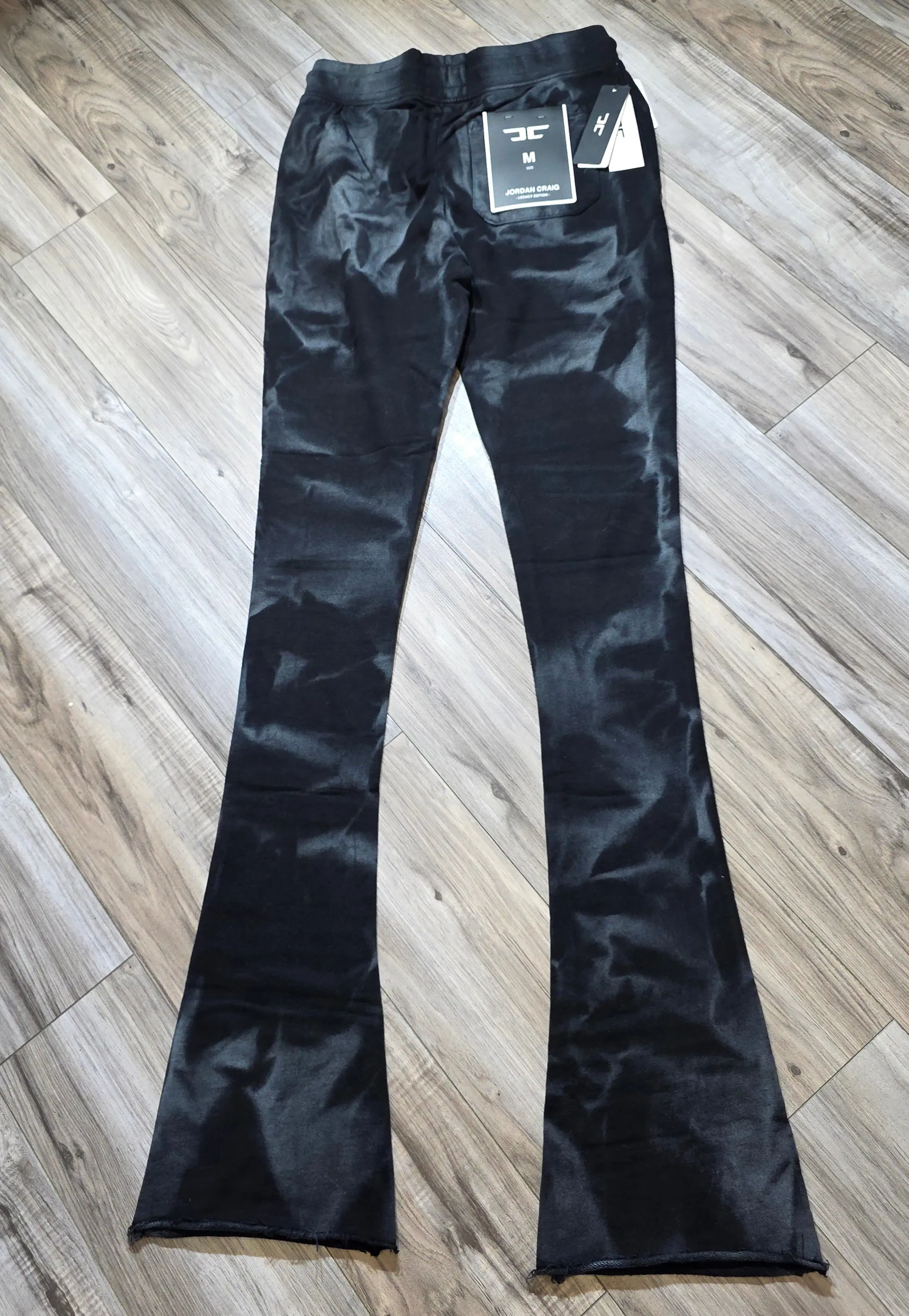 Jordan Craig Surfside Stacked Sweatpants (Black)(T-shirt sold separately)