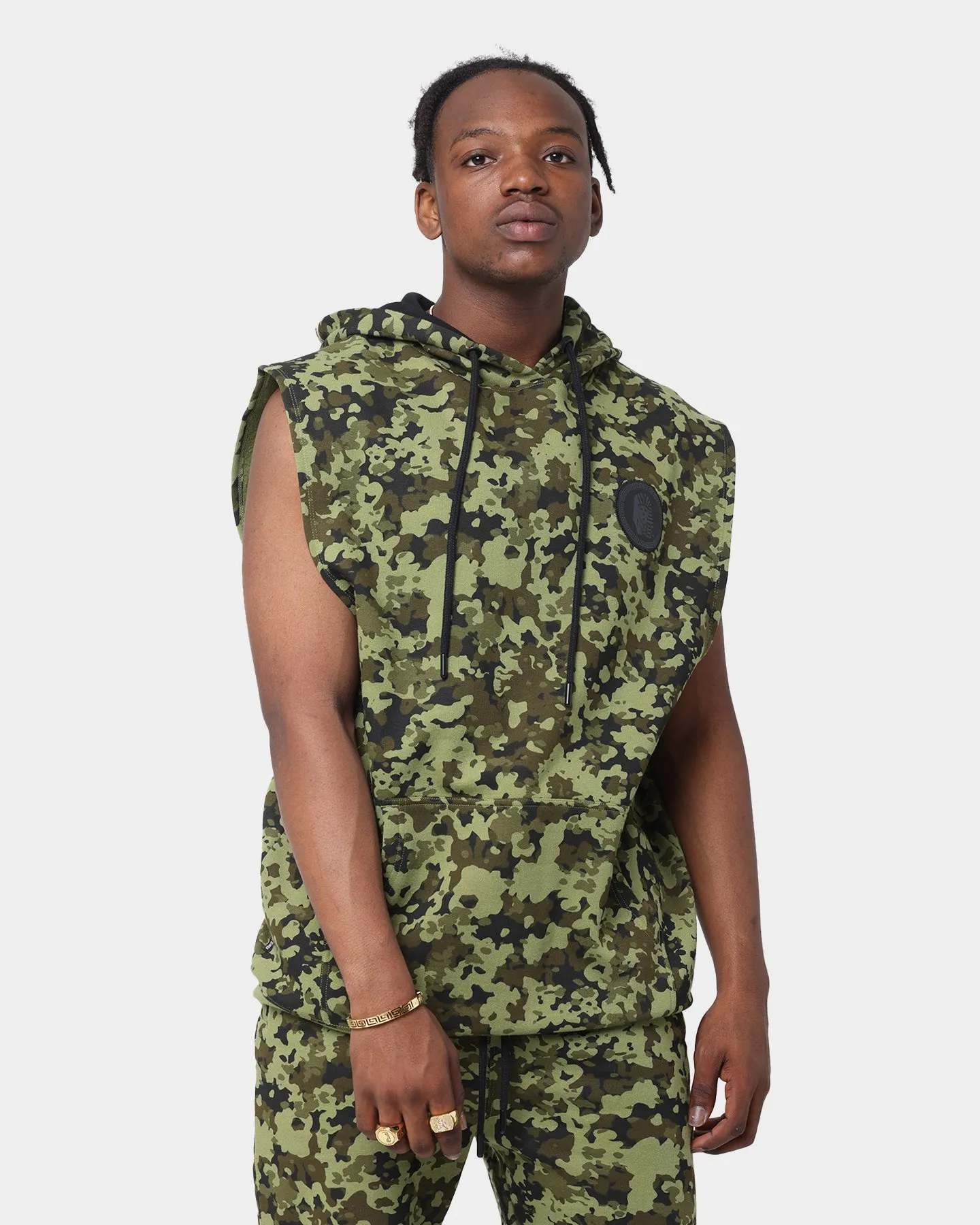 Last Kings Pharaoh Camo Sleeveless Hoodie Camo
