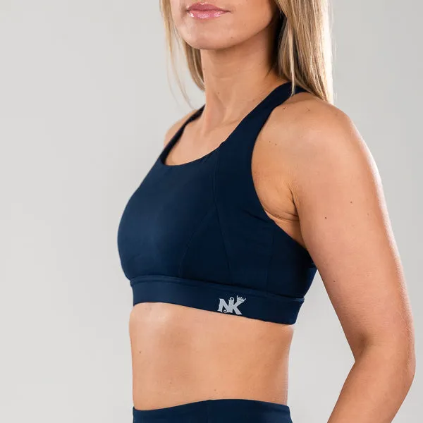 Lucia - Navy Bra Cross Back