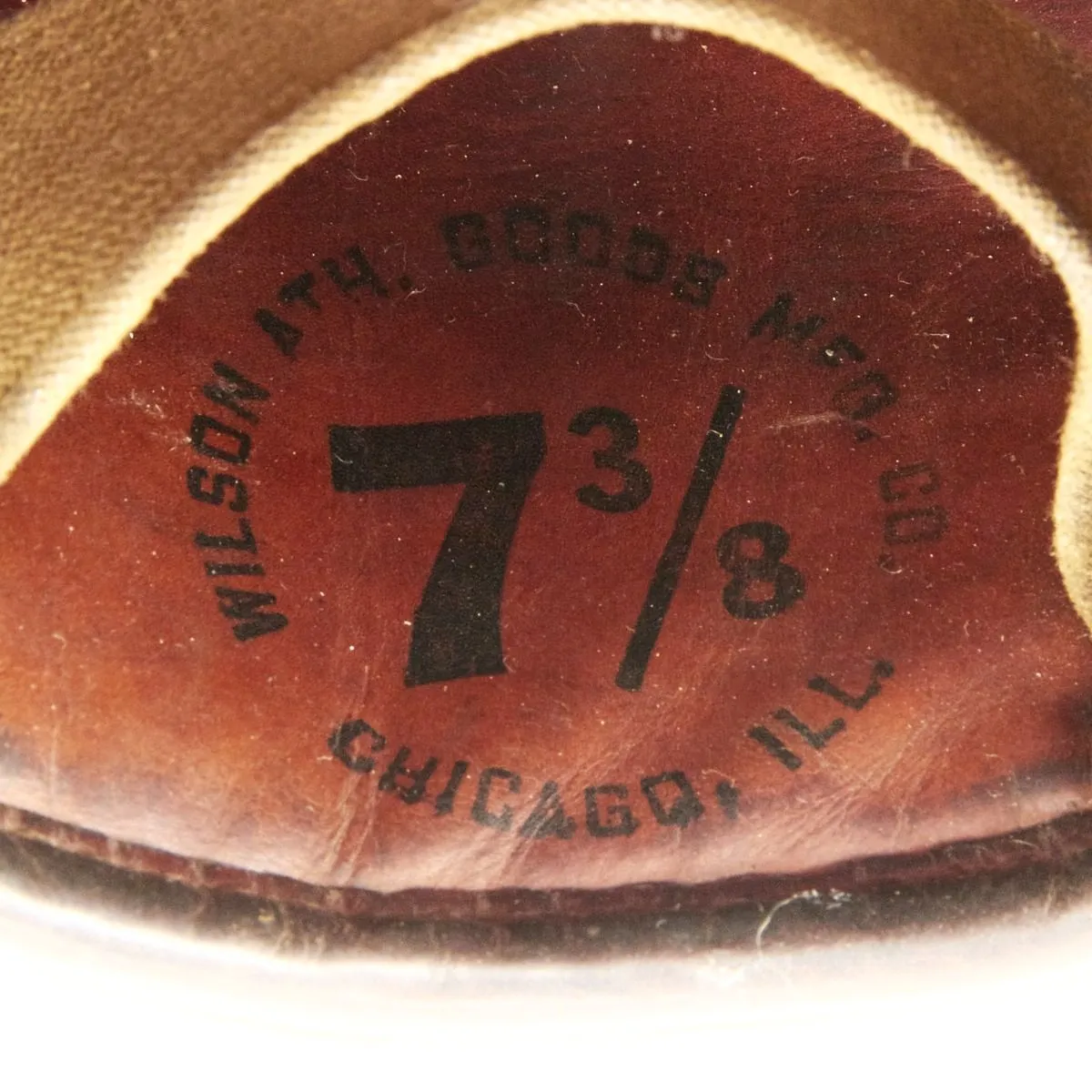 Original U.S. WWII M38 Tanker Helmet by Wilson Athletic Goods with Resistal Goggles