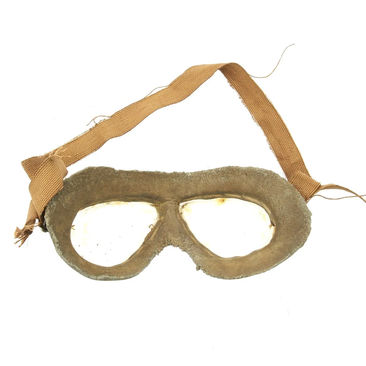 Original U.S. WWII M38 Tanker Helmet by Wilson Athletic Goods with Resistal Goggles