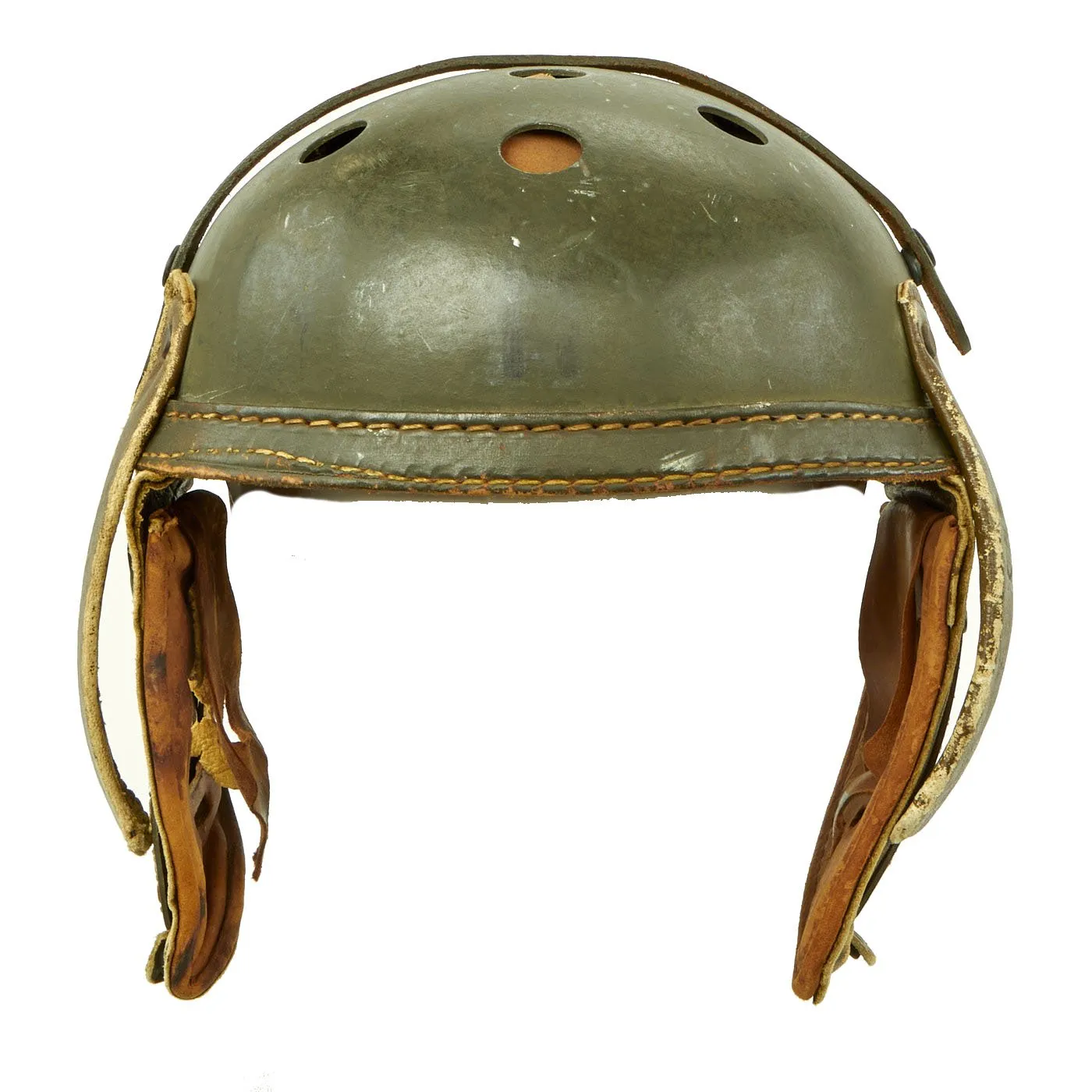 Original U.S. WWII M38 Tanker Helmet - Size 7 1/4