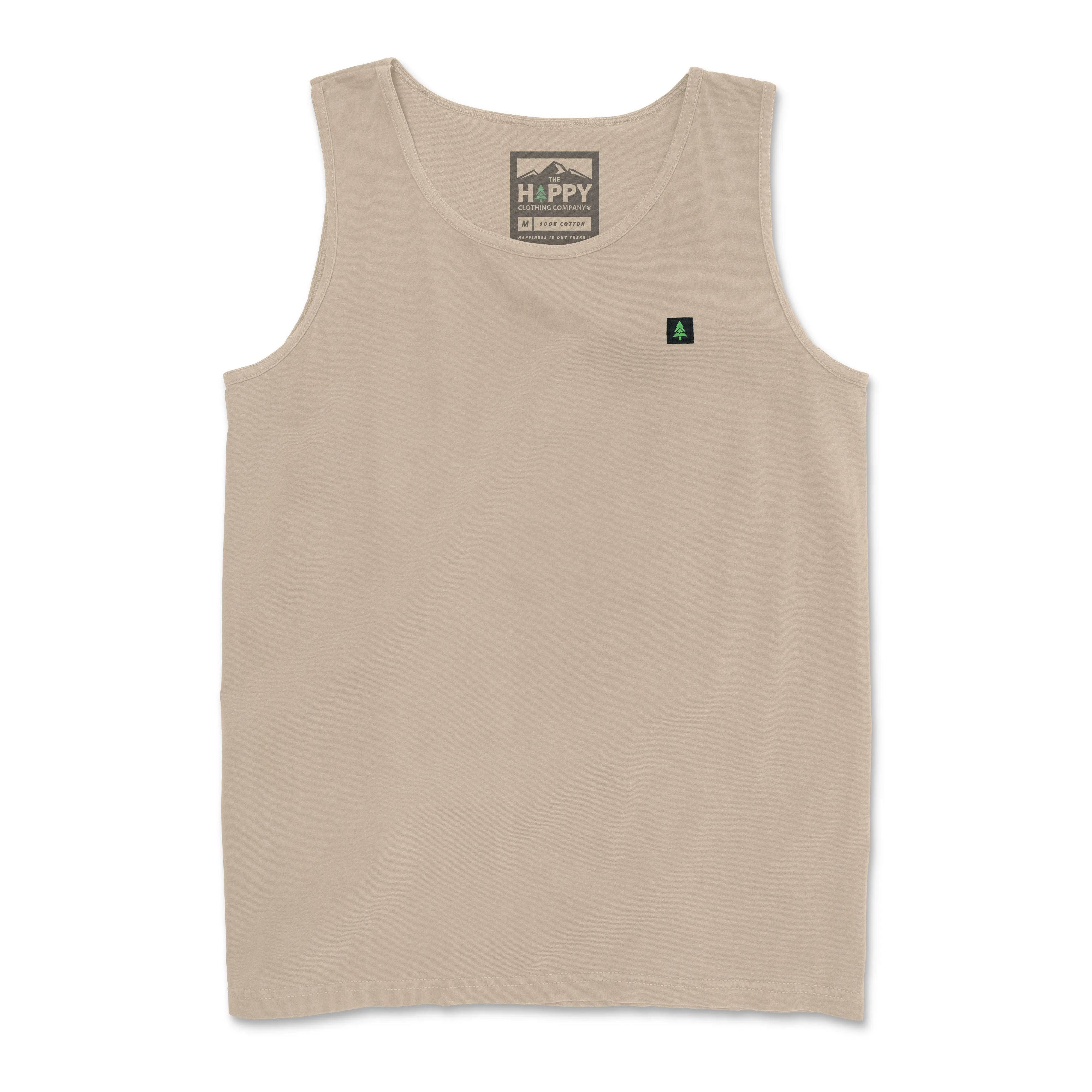 Pigment-Dyed Mountain Tree Label Tank