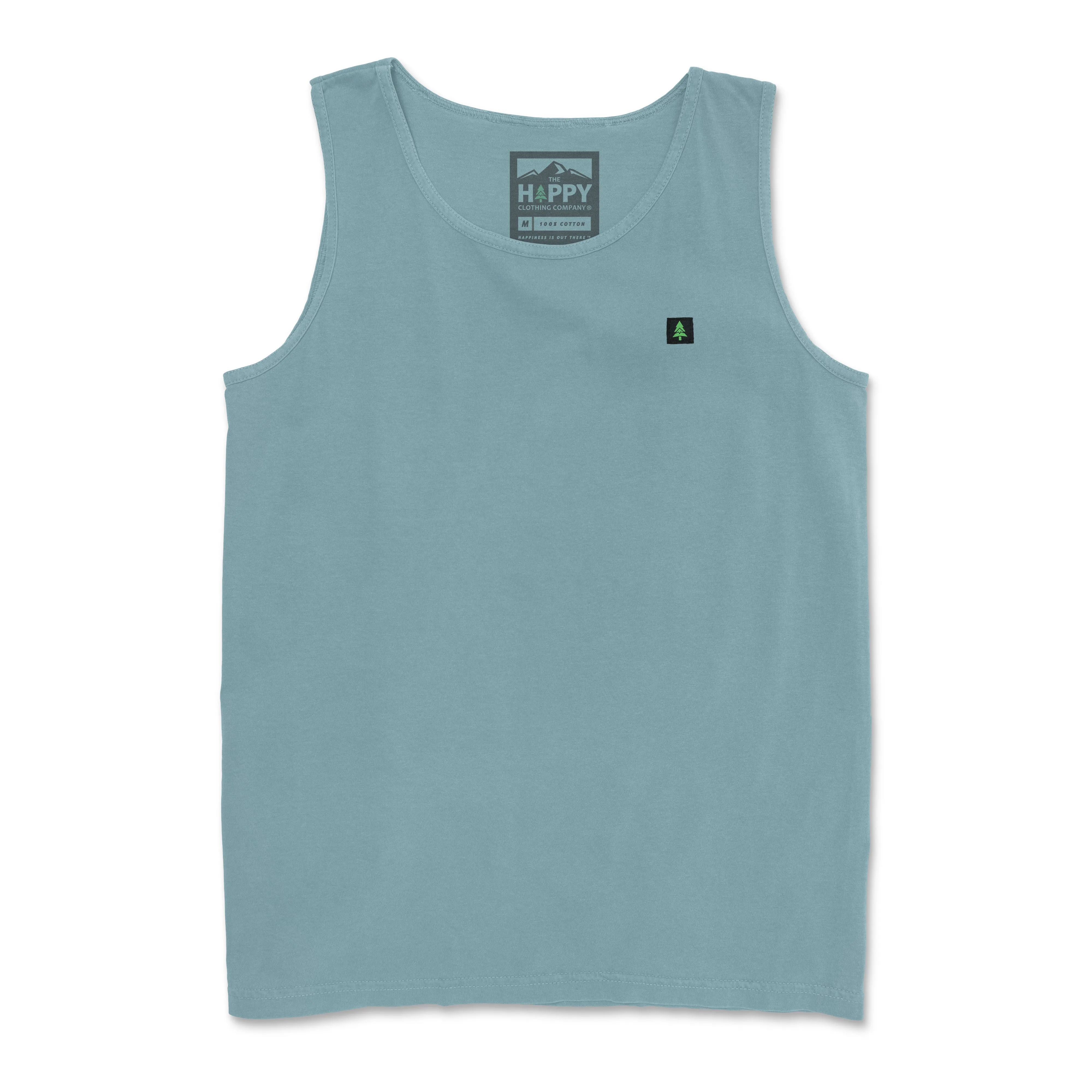 Pigment-Dyed Mountain Tree Label Tank