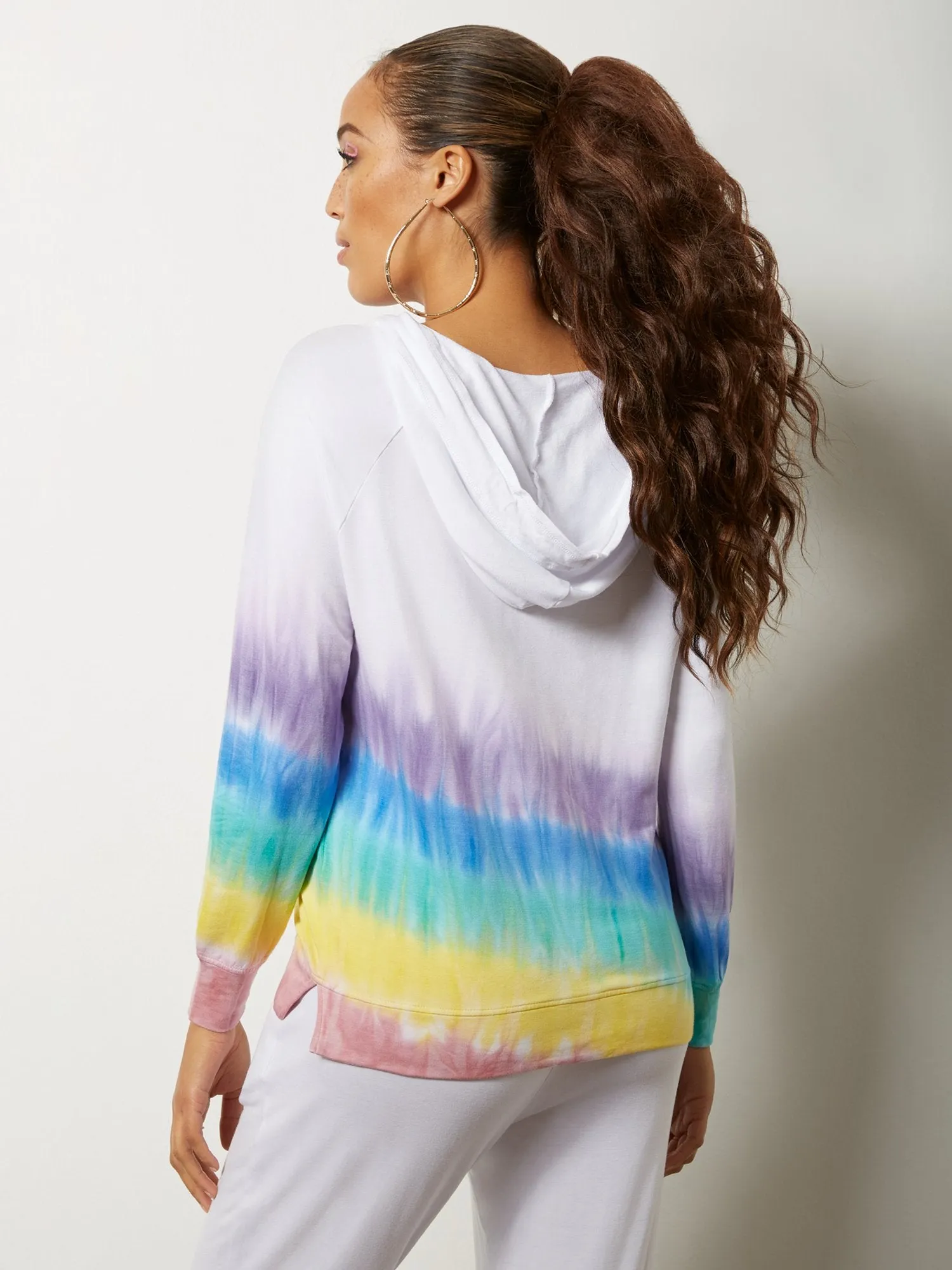 Tie-Dye Drawstring Hoodie