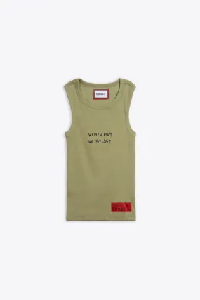 WDOYS Heavyweight Rib Racer Tank (Lichen)