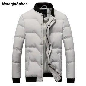 Winter Mens Brand Clothing Warm Parkas Men's Jackets